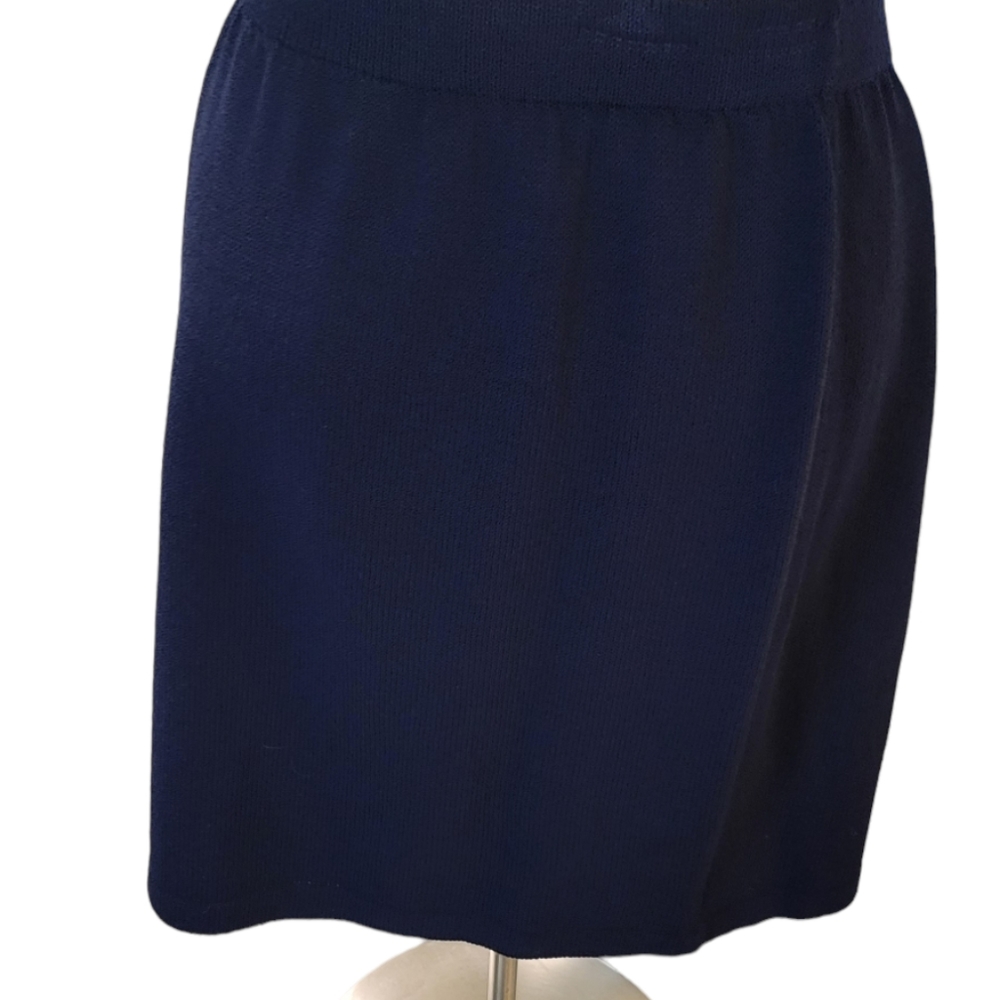 St. John Knit Skirt Navy